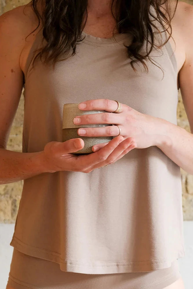 Harry Duley | Folk x Harry Duley - Racer Back Vest - Natural Stone